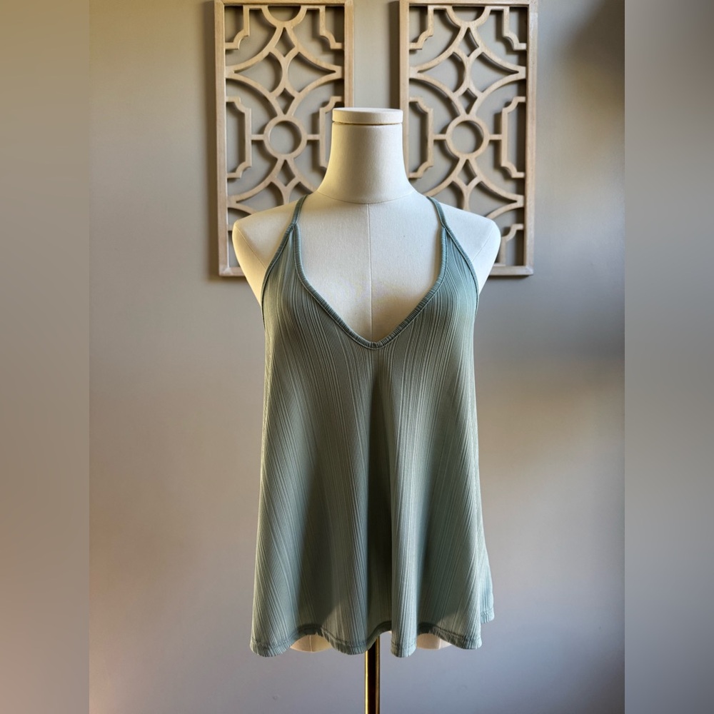 Free People Sage Green Camisole Top